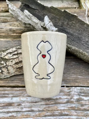 Tasse thème Alsace "Tassalsace" alsacienne au cœur rouge