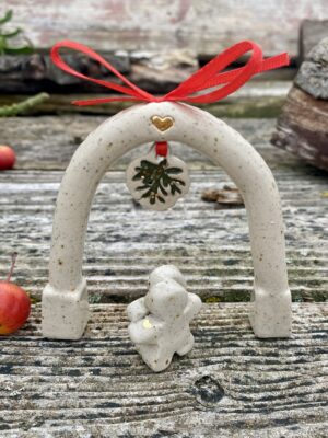 Arche de gui et son couple de maneles "câlin"