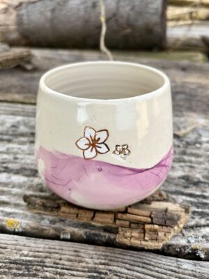 Tasse orchidées à café ou thé n°2